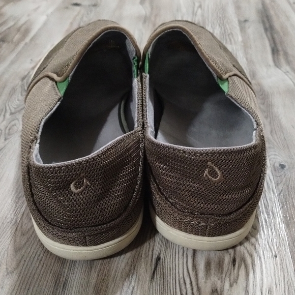 Olukai Nohea Moku Mesh Men’s Brown Slip On Sneaker Shoes Size 11.5 - Picture 3 of 5